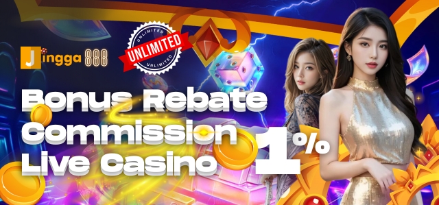 Bonus Rebate commission live casino 1%